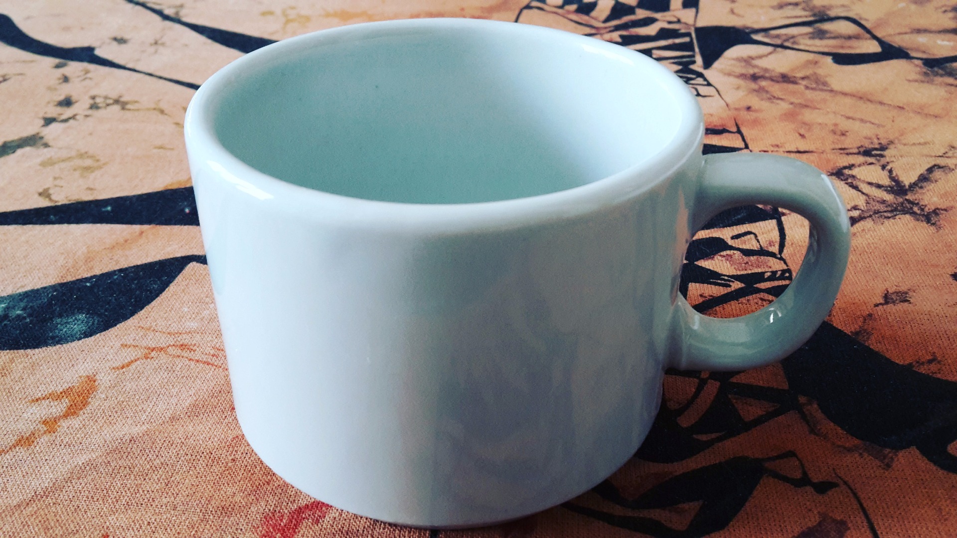 Taza de té recta